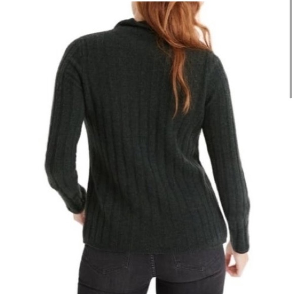 NWT Madewell Cozy Evercrest Turtleneck in Forest Green - Picture 4 of 6